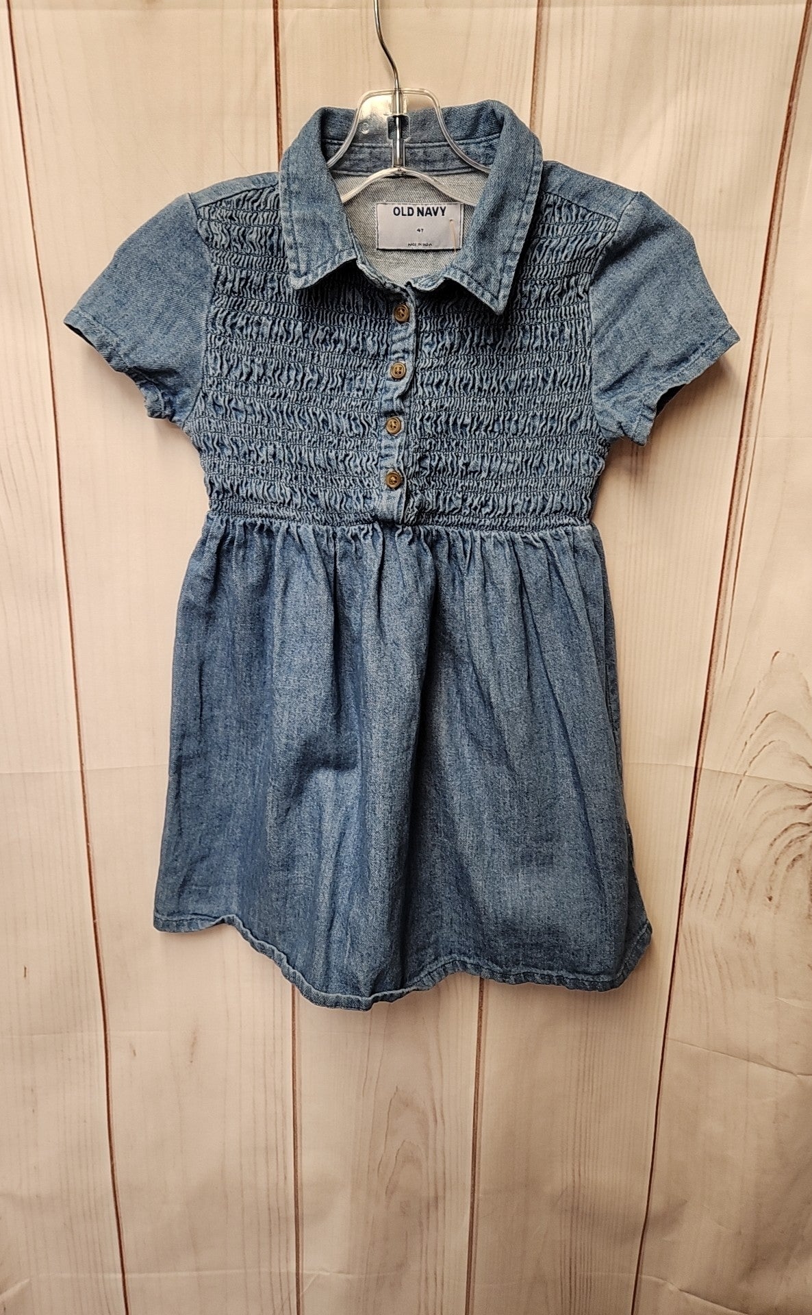 Old Navy Girl's Size 4 Blue Dress