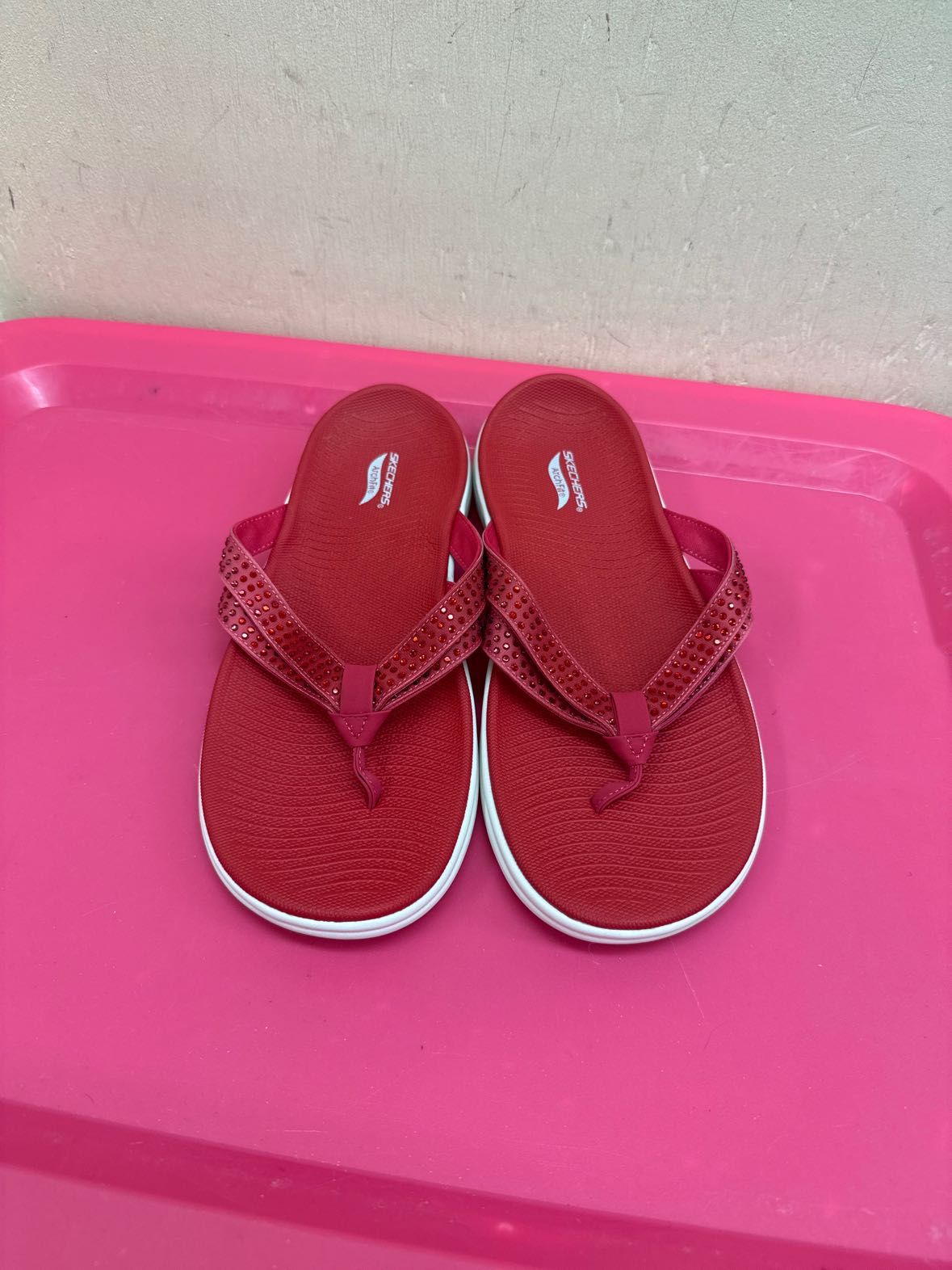 Skechers Women's Size 8 Red Sandals