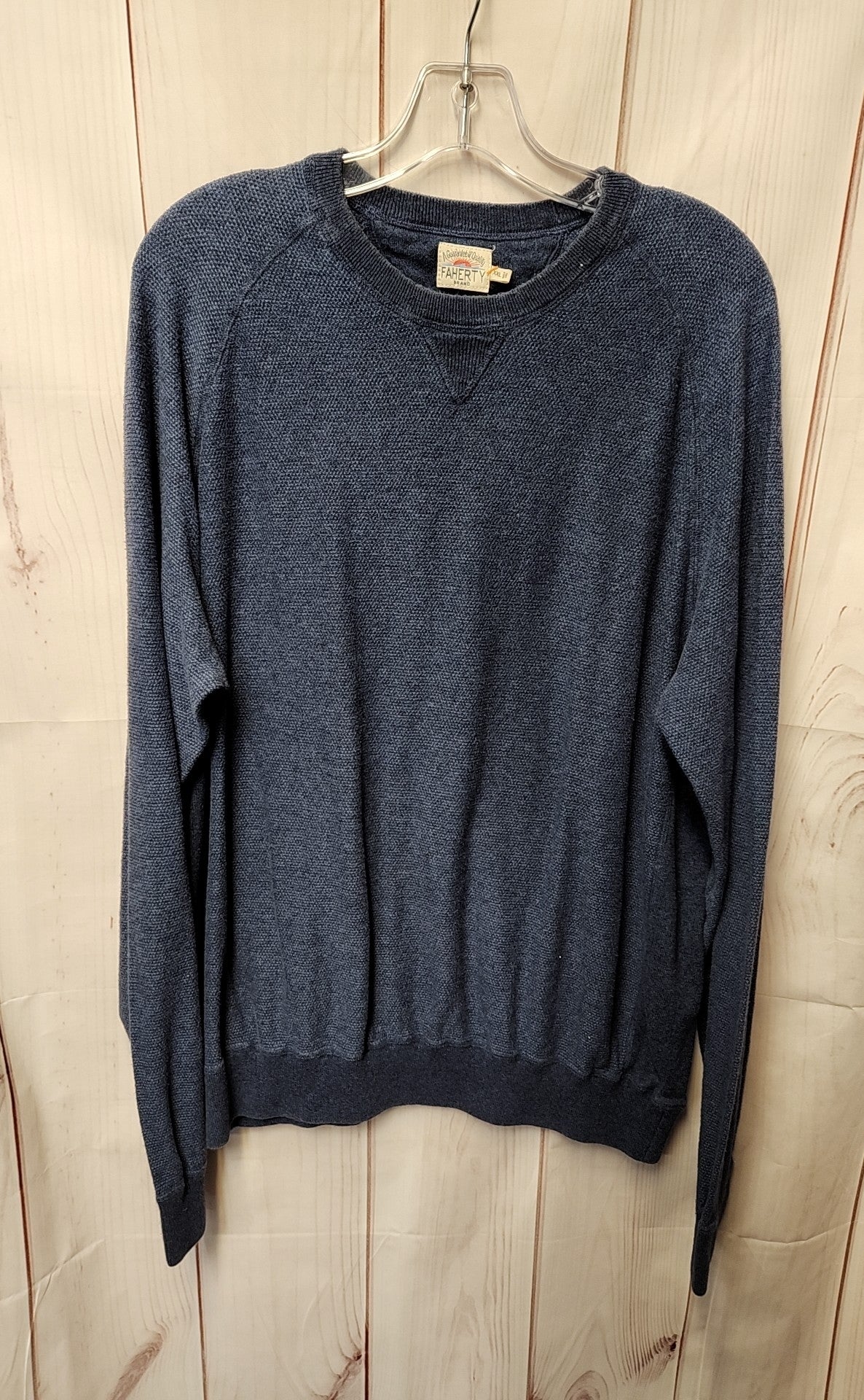 Faherty Men's Size XXL Blue Shirt