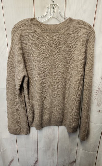 C by Bloomingdale's Women's Size XL Brown Cashmere Sweater