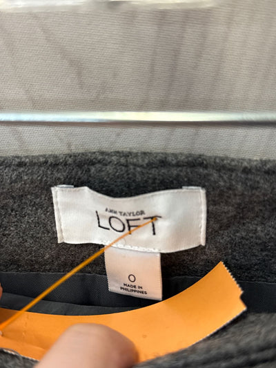 Loft Women's Size 0 Gray Skirt