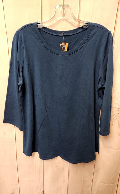 Belle by Kim Gravel Women's Size S Teal 3/4 Sleeve Top