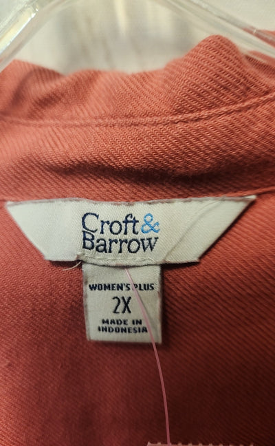 Croft & Barrow Women's Size 2X Pink Dress