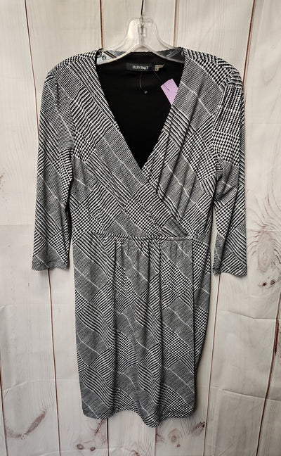 Ellen Tracy Women's Size 6 White & Black Dress