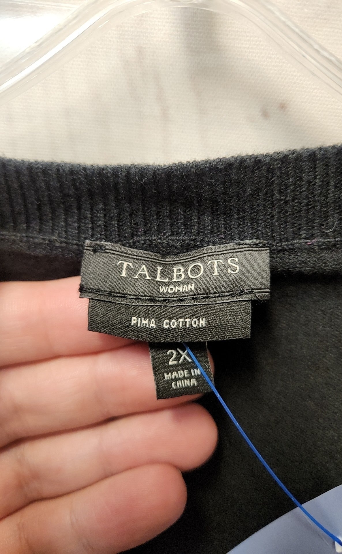 Talbots Women's Size 2X Black Cardigan