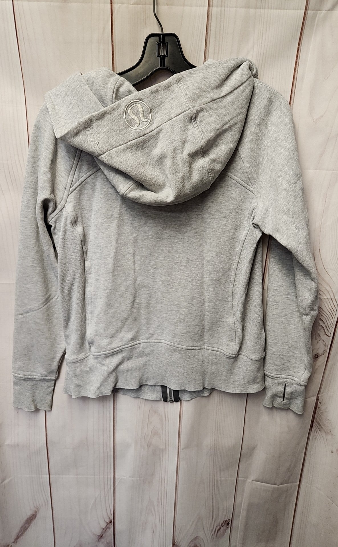 Lululemon Women's Size 8 Gray Full Zip Hooded Sweatshirt