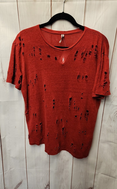 Iro Women's Size 0 Red Short Sleeve Top