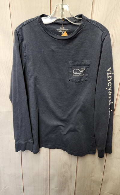 Vineyard Vines Boy's Size 12/14 Navy Shirt