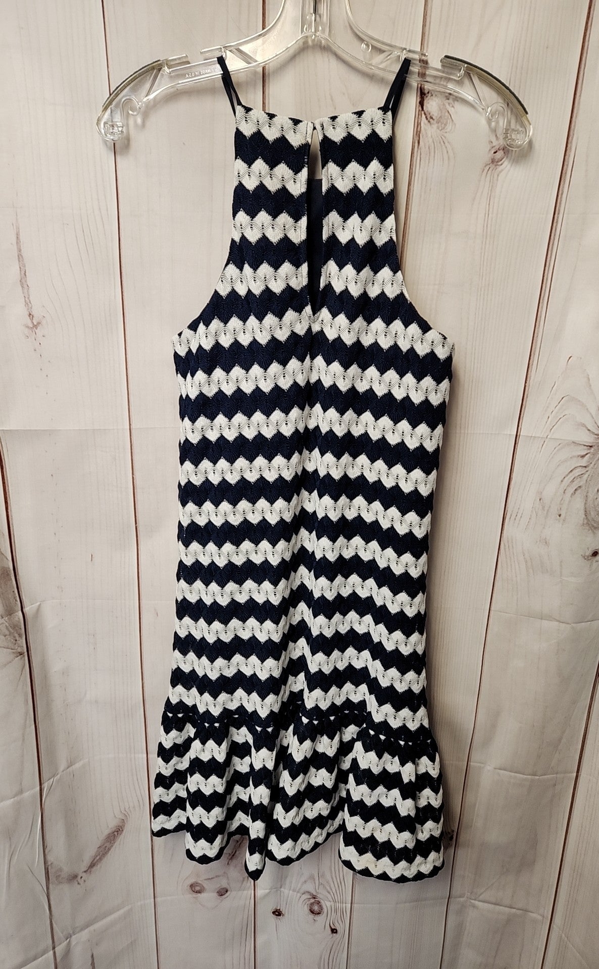 Trina Turk Women's Size S Navy & White Dress