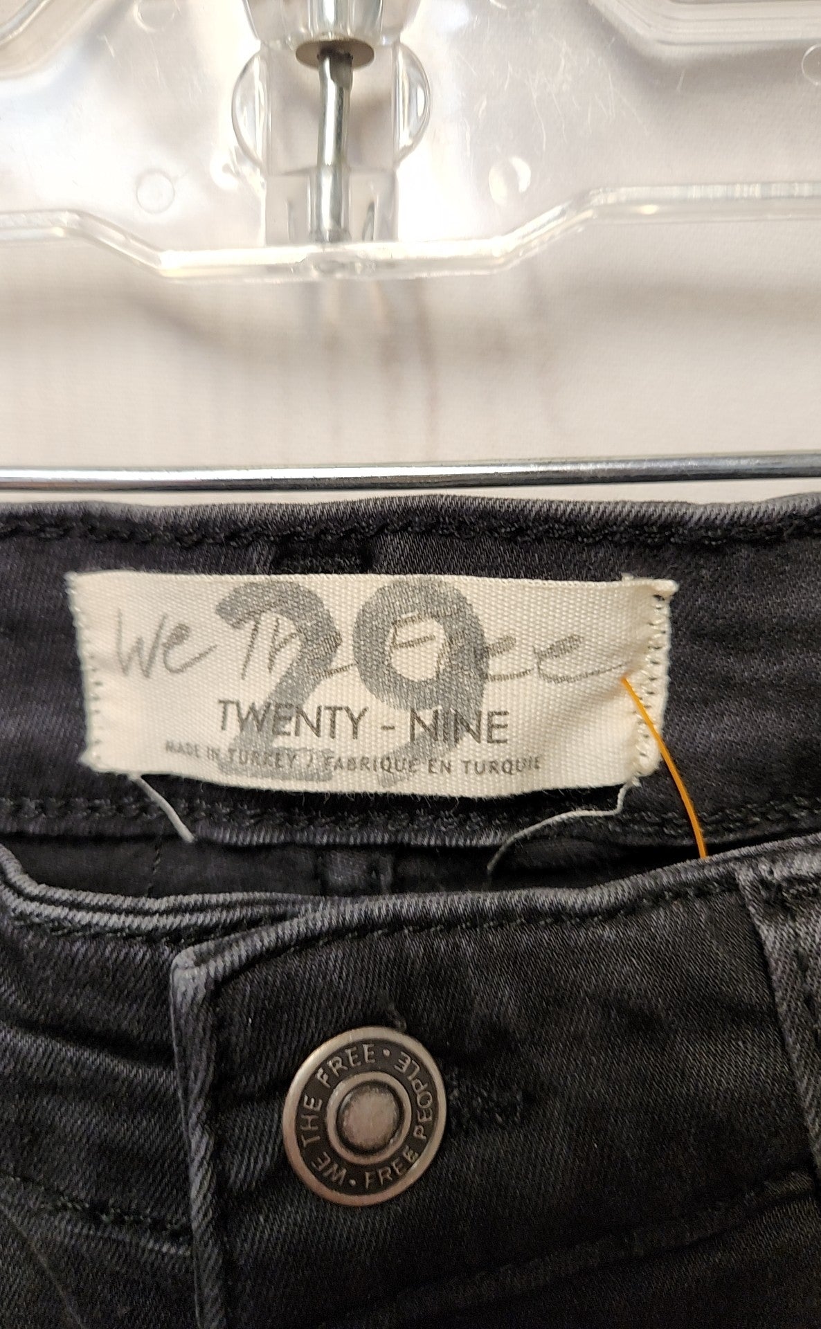 NWT We the Free Women's Size 29 (7-8) Black Jeans
