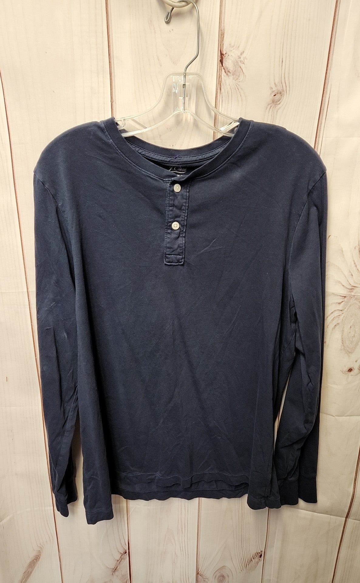 J Crew Men's Size L Navy Shirt