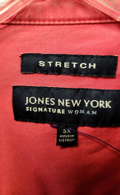 Jones New York Women's Size 3X Pink Jacket