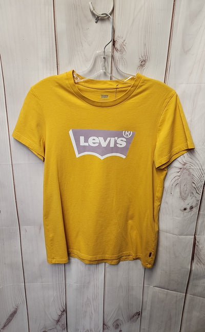 Levis Women's Size S Yellow Short Sleeve Top