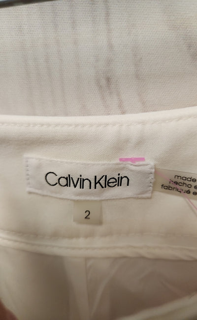 Calvin Klein Women's Size 2 White Pants