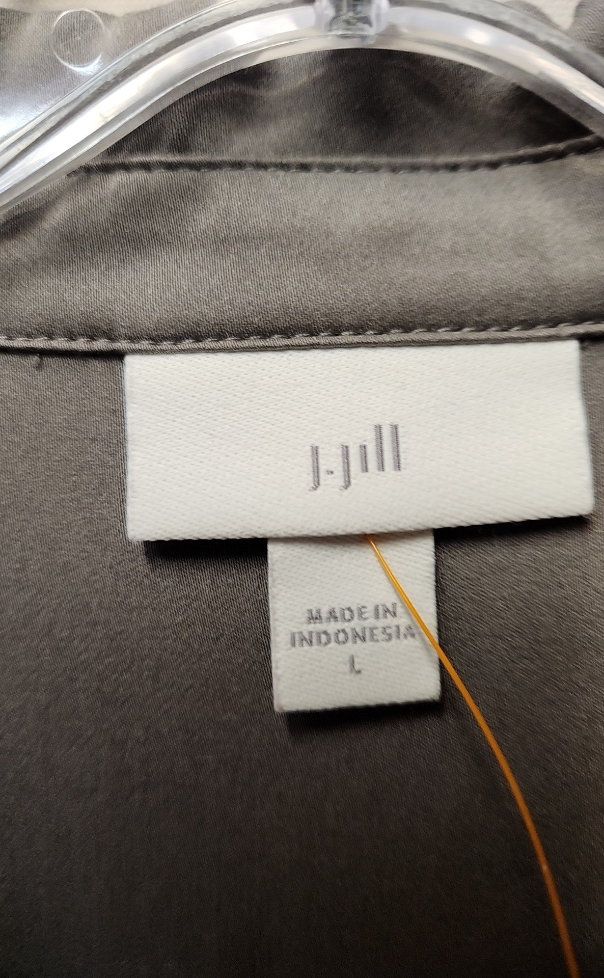 J Jill Women's Size L Gray Long Sleeve Top