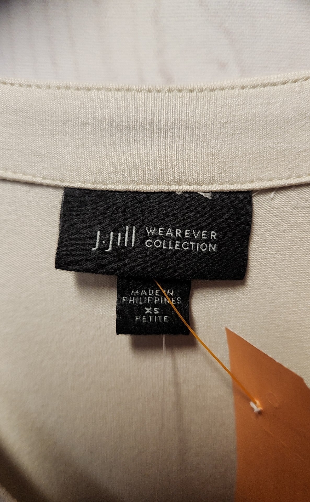 NWT J Jill Women's Size XS Petite Beige Sleeveless Top