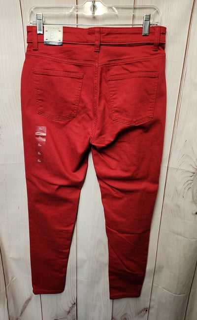 NWT Talbots Women's Size 8 Petite Red Jeans Jegging