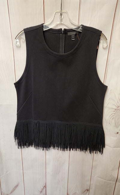 J Crew Women's Size L Black Sleeveless Top