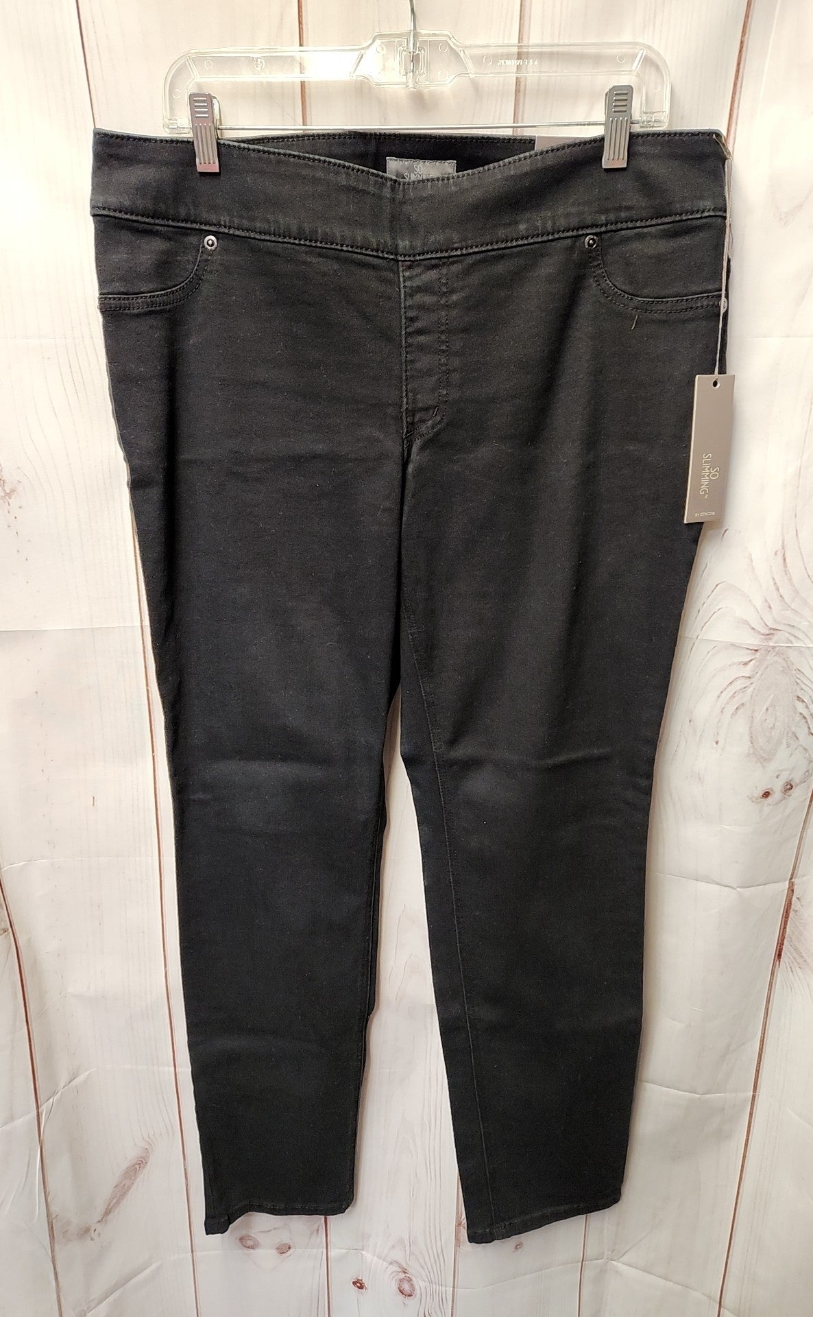 NWT Chico's Women's Size 2.5 = US 14 Black Jeans So Slimming Legging