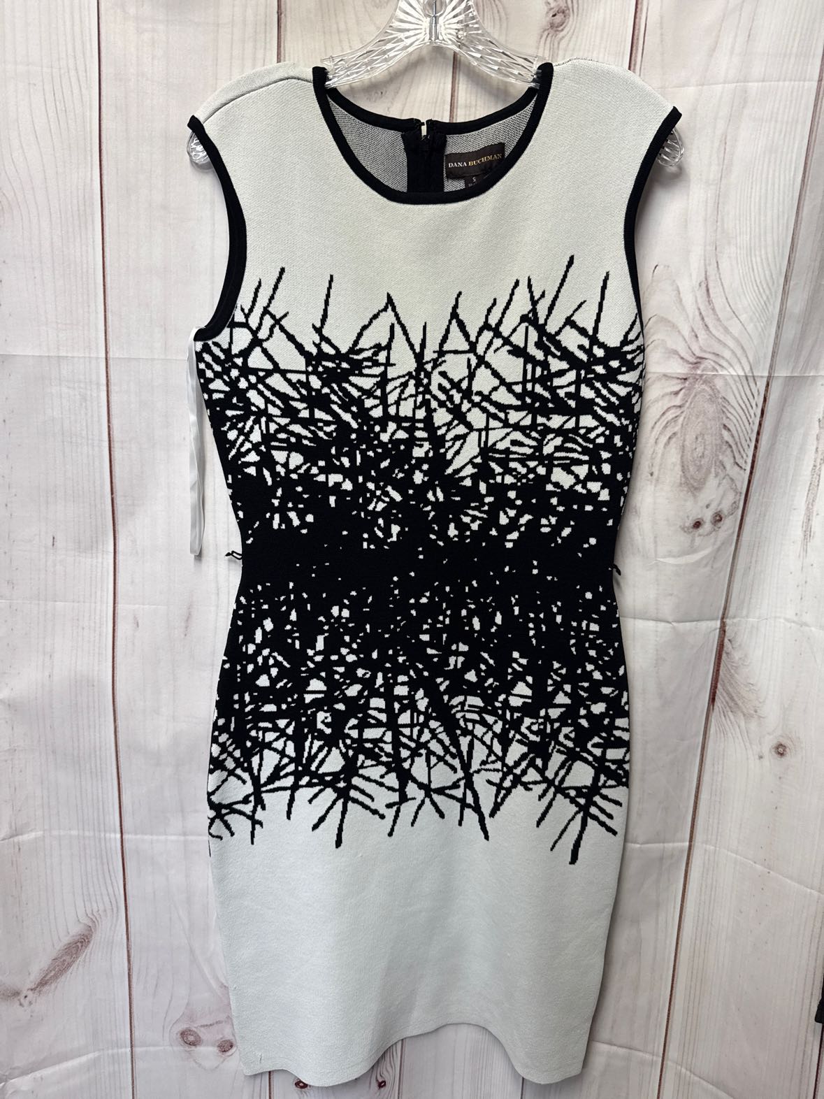 Dana Buchman Women's Size S White & Black Dress