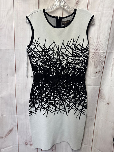 Dana Buchman Women's Size S White & Black Dress