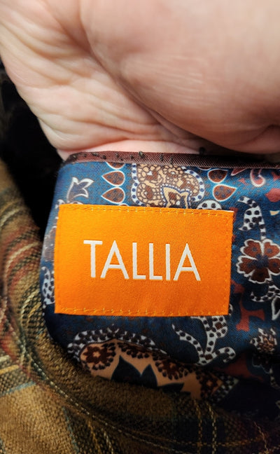 Tallia Men's Size 46 Brown Sport Coat