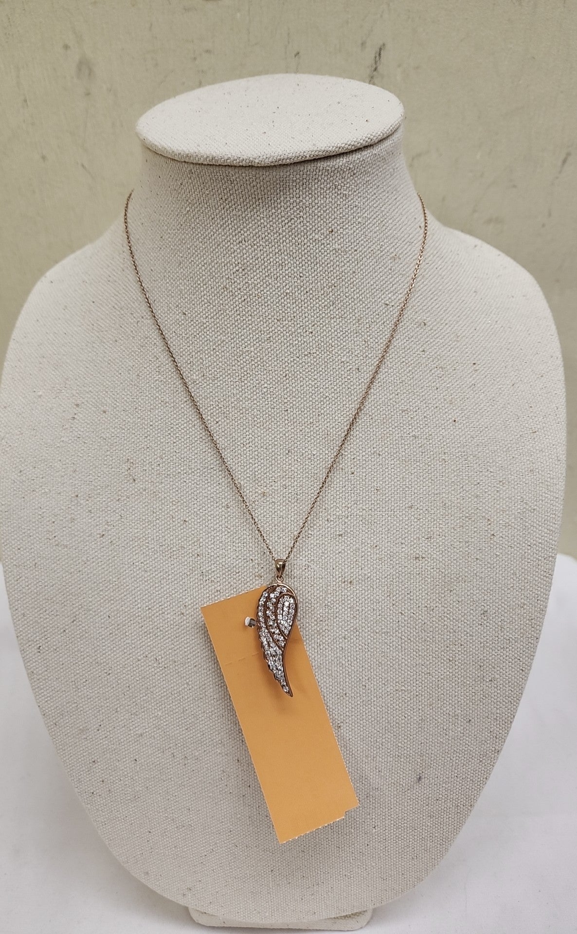 Rose Gold Wing Necklace