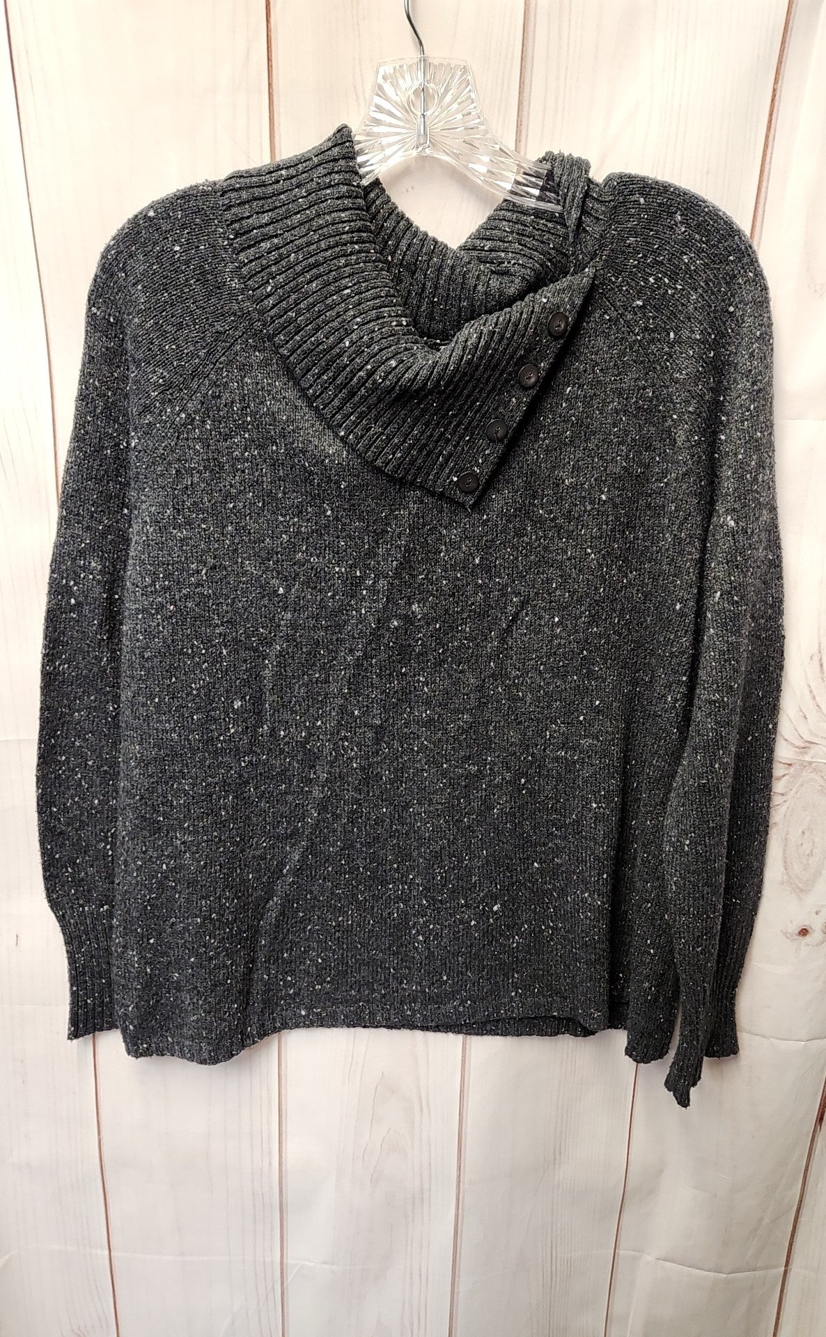 J Jill Women's Size L Gray Sweater