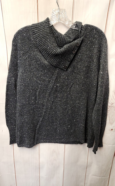 J Jill Women's Size L Gray Sweater