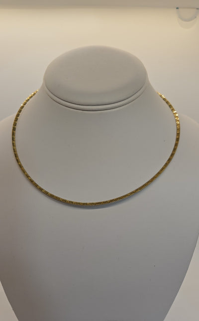 Dyadema Gold .925 Sterling Silver 17" Necklace