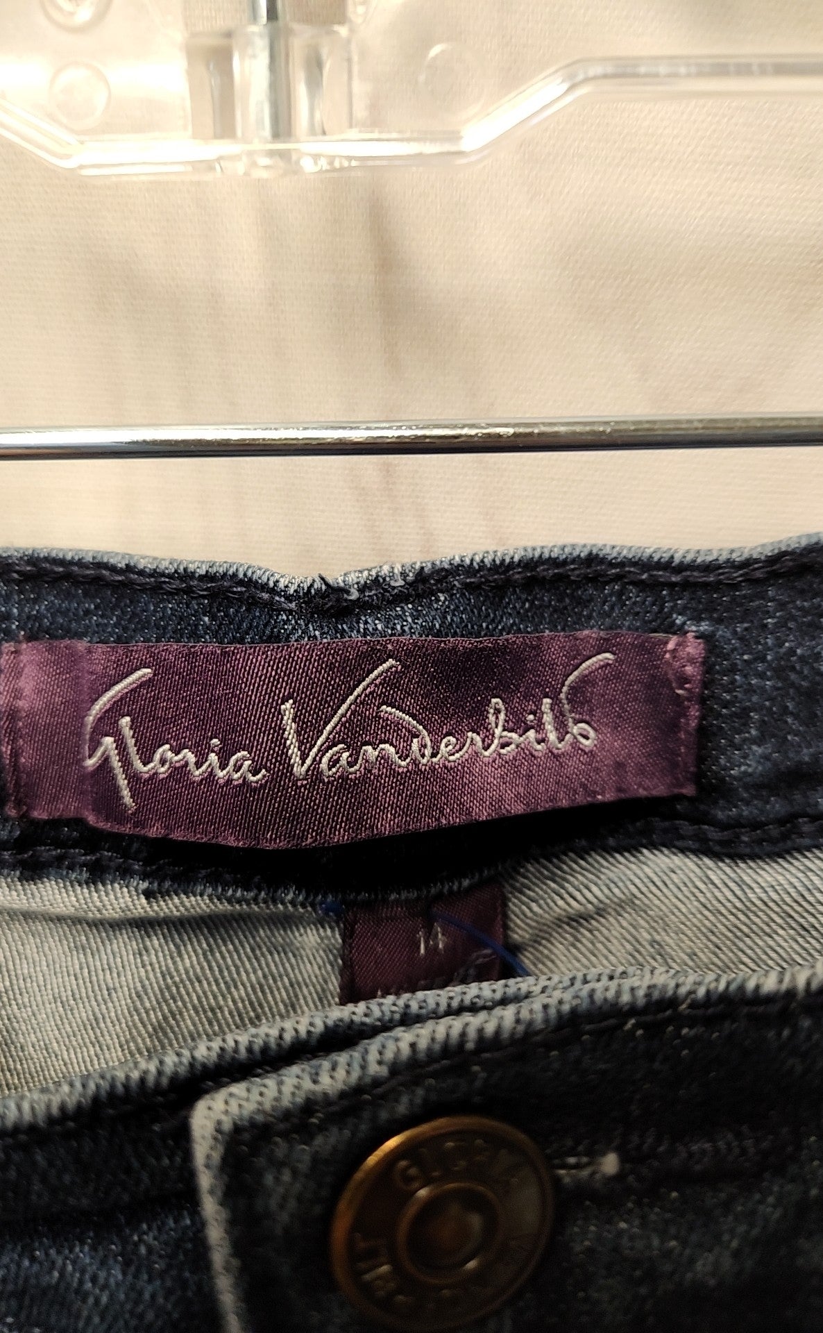 Gloria Vanderbilt Women's Size 32 (13-14) Blue Jeans