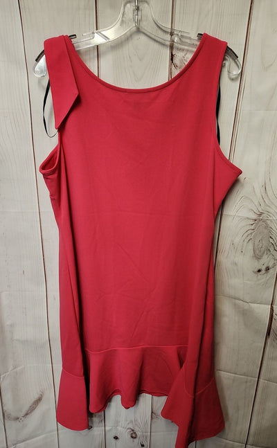 Roz & Ali Women's Size XL Pink Dress