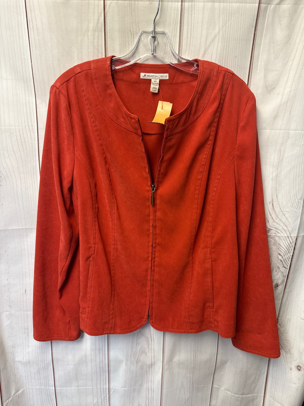 JM Collection Women's Size 16 Petite Red Jacket