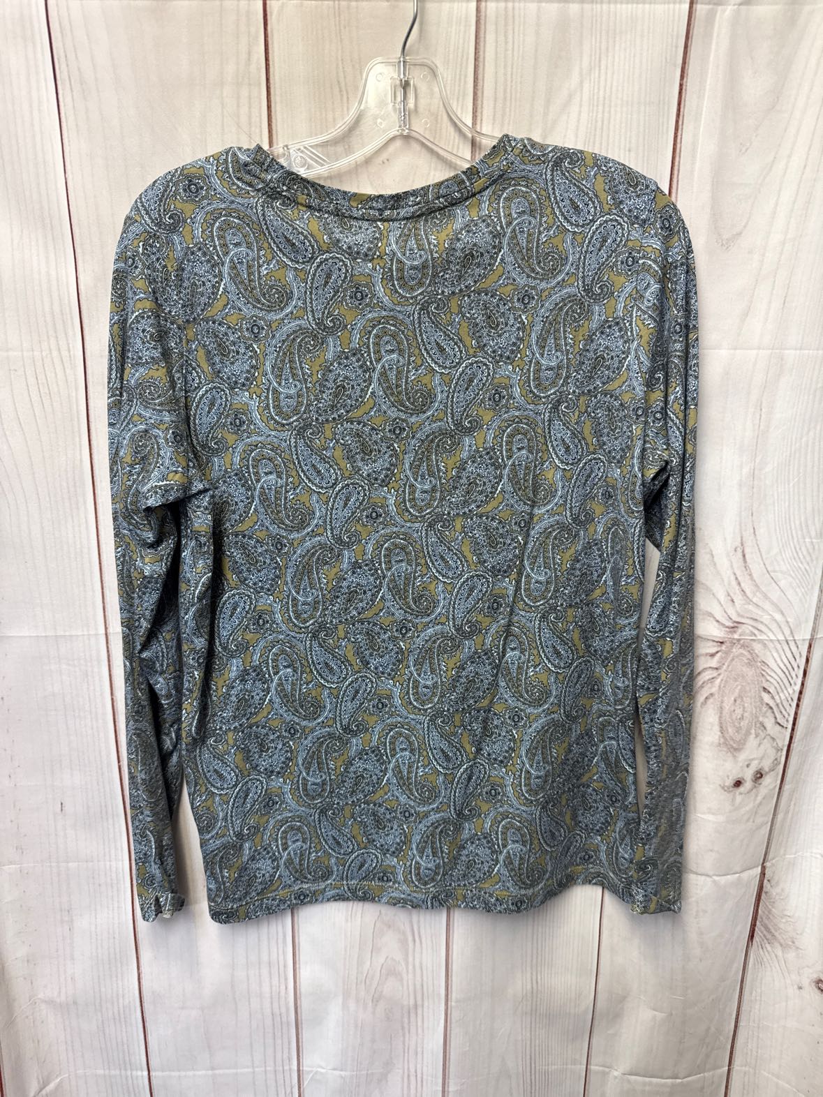 Lands End Women's Size S Blue Long Sleeve Top