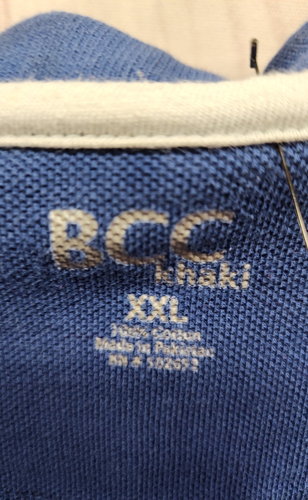 Bcc Men's Size XXL Blue Shirt