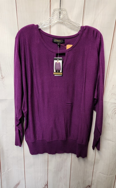 NWT Joseph A Women's Size XL Purple Sweater