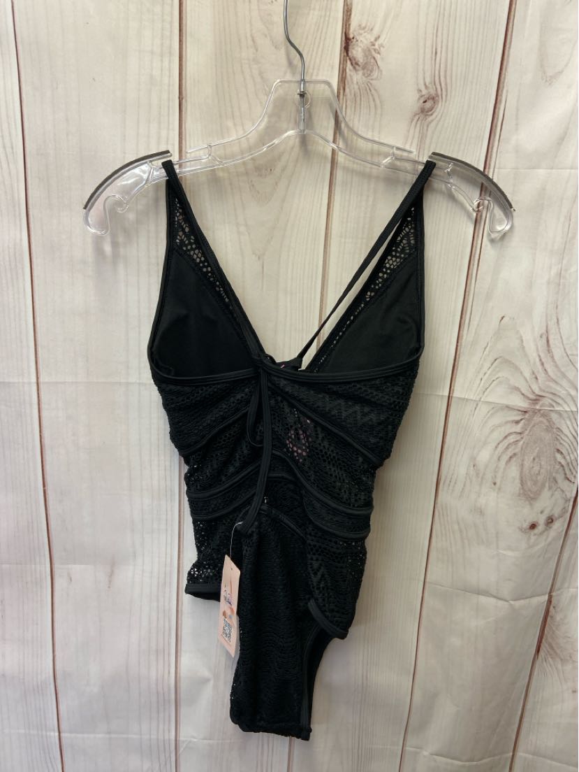 NWT Attraco Sports Women's Size M Black Swimsuit