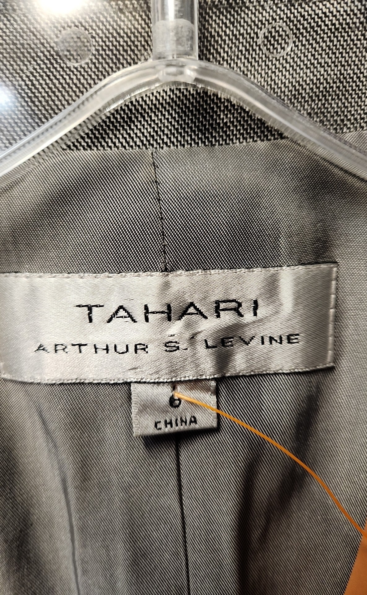 Tahari Women's Size 6 Gray Blazer