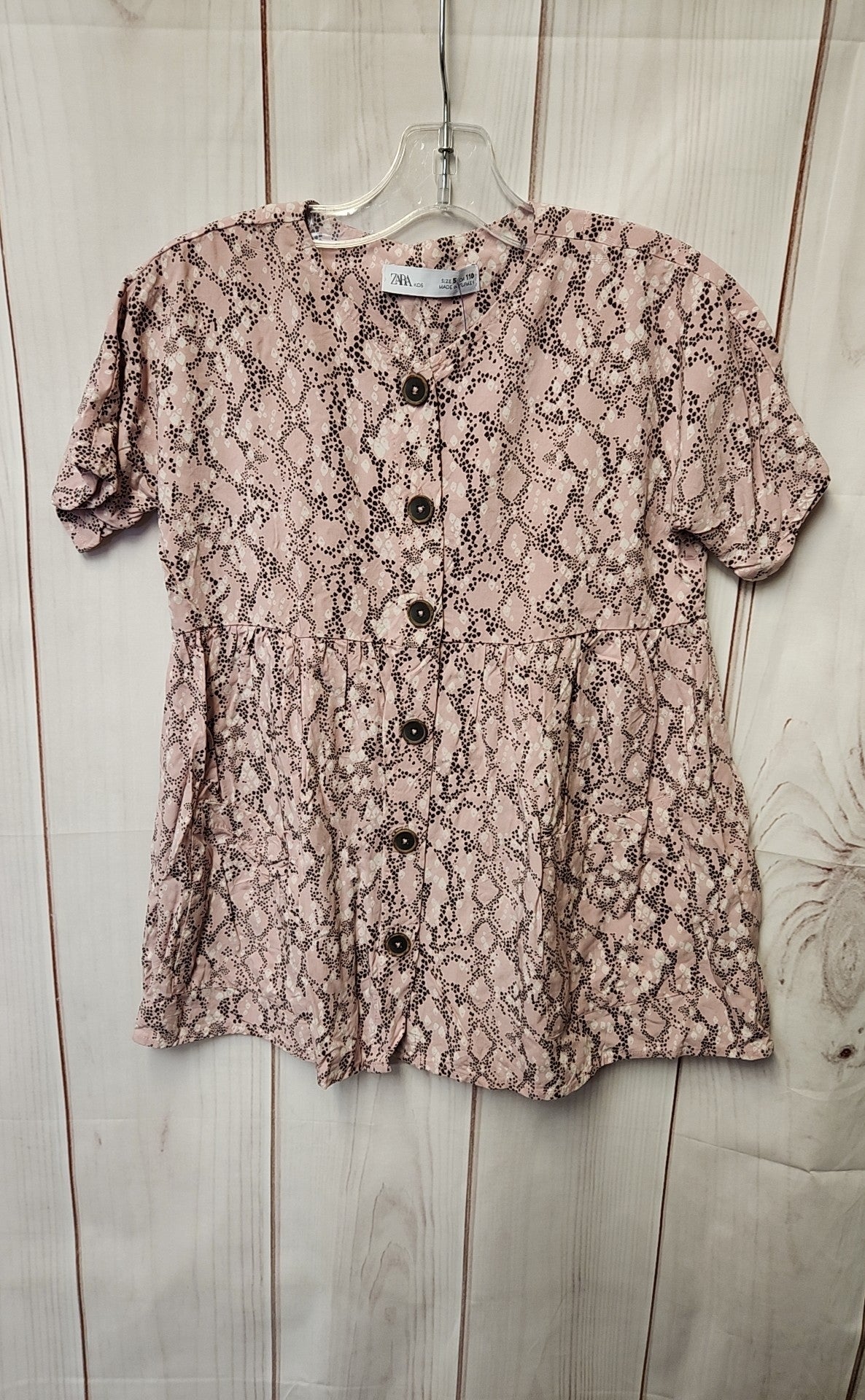 Zara Girl's Size 5 Pink Dress
