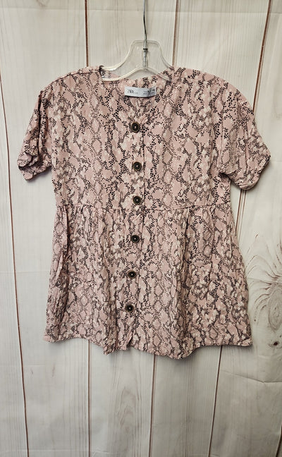 Zara Girl's Size 5 Pink Dress