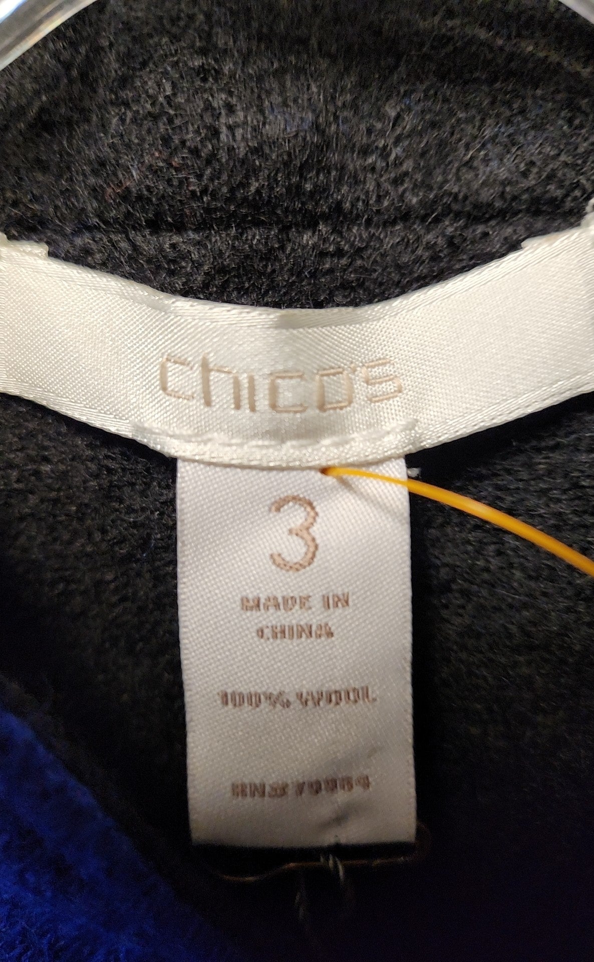 Chico's Women's Size 3 = US XL Blue Cardigan