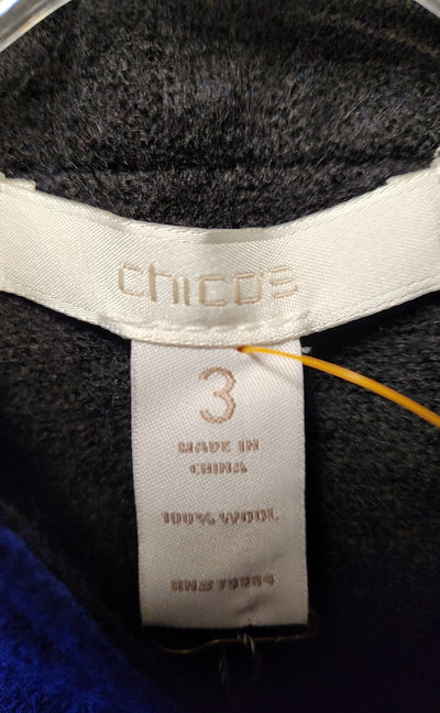 Chico's Women's Size 3 = US XL Blue Cardigan