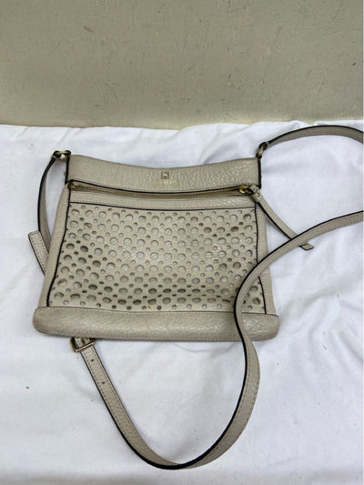 Kate Spade Beige Leather Crossbody Purse Bag
