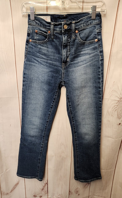 Gap Women's Size 24 (00) Blue Jeans Kick Fit High Rise