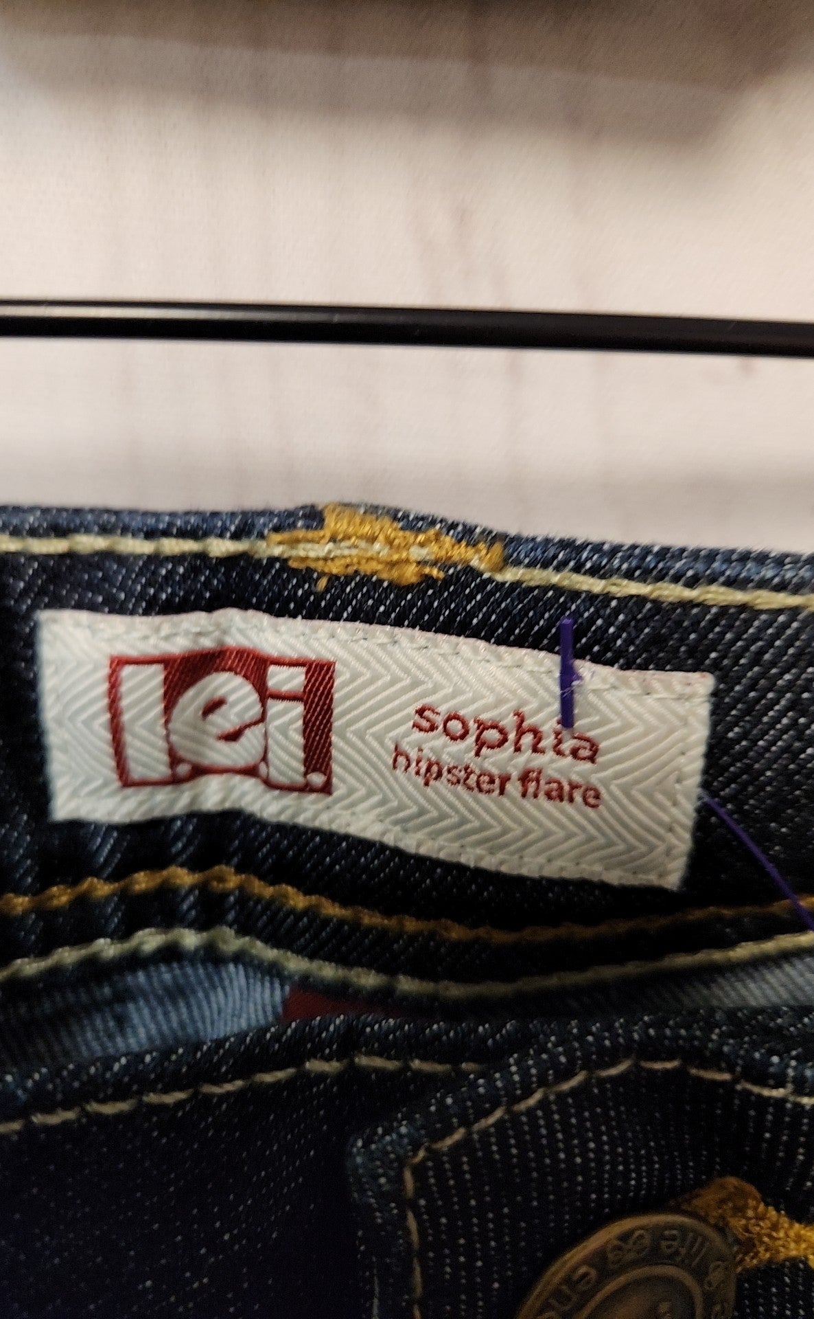 NWT Lei Women's Size 32 (13-14) Blue Jeans Sophia Hipster Flare