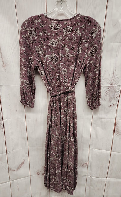 Knox Rose Women's Size S Purple Floral Dress