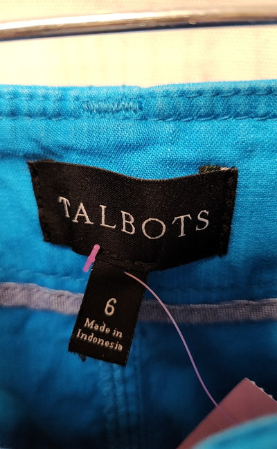 Talbots Women's Size 6 Blue Pants