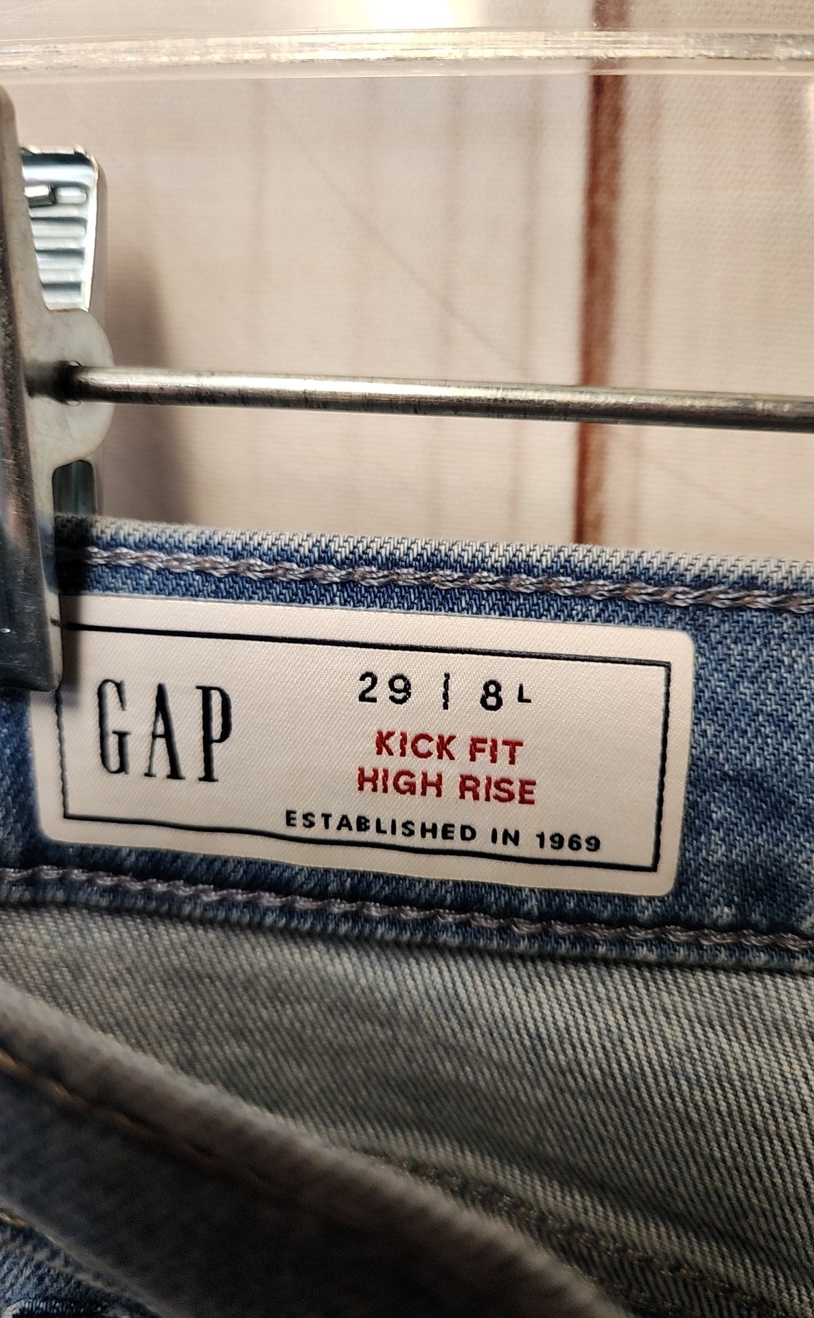 Gap Women's Size 29 (7-8) Blue Jeans Kick Fit High Rise