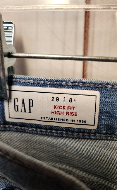 Gap Women's Size 29 (7-8) Blue Jeans Kick Fit High Rise