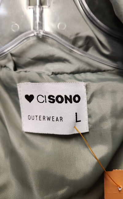 Ci Sono Women's Size L Gray Vest